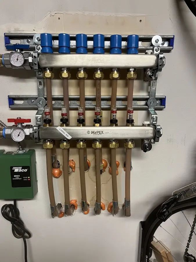 Plumber performing Gas Leak Detection at a residential property in Montgomery